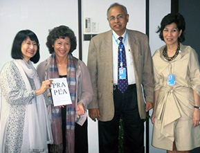 Release of his book PRA and PLA, by Dr. Noeleen 