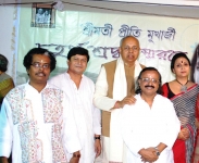 With Aditi Gupta Anjan Banerjee and Anjan Basu