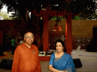 With Shama Rahman, a renowned contemporary Tagore Singer