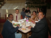 B.K.Sinha & his wife, a friend for 55 years, with Prabhakar in the