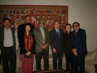 Hiren Sarkar (extreme right) and San Yuenwah (2nd from left)