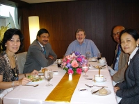 from Left Ms. Nanda Krairiksh. Dr. Nagesh Kumar, Dr. John Moon and Dr.