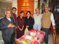 Rajiv Nag, Subhasis Ganguly, Poornima, Jonaki Ganguly, and Dr. Biswajit Banerjee