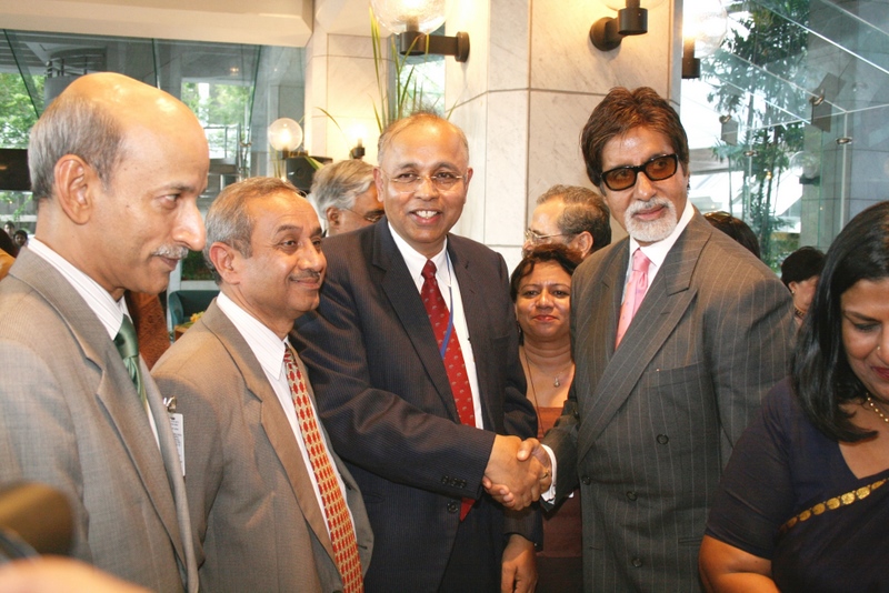 With Amitabh Amitabh Bachchan