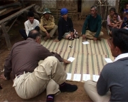 Villagers in Dusun IV, Subang, Indonesia