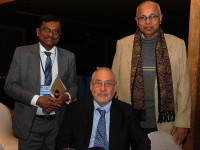 With Prof. Joseph Stieglitz, Nobel Laureate in Economics, New Delhi