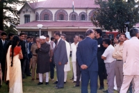 With His Excellency Dr. S. D. Sharma, Hon. President of India